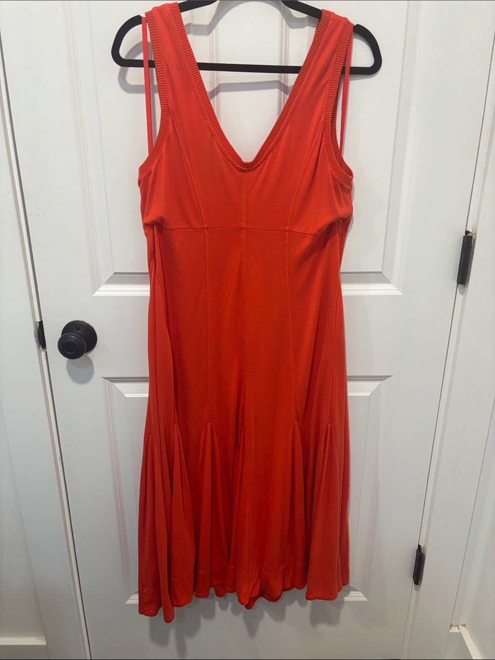 Maeve Anthropologie Abroad Dress Knit Midi Tank Dress XL Fit & Flare - Picture 5 of 7